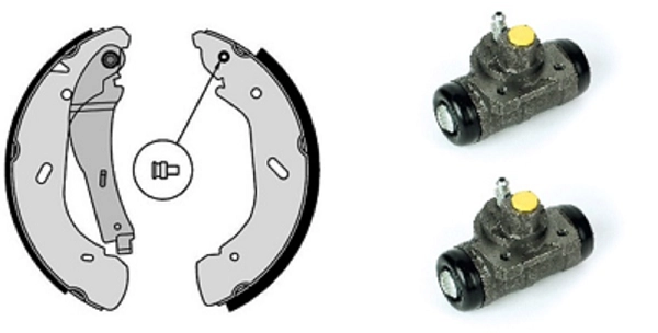 Brake Shoe Set (608.8121)