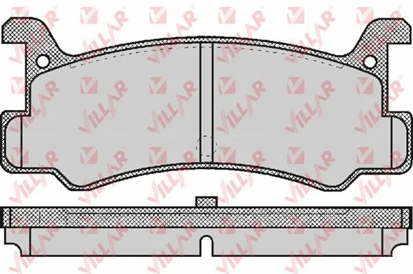 Brake Pad Set, disc brake (626.0367)