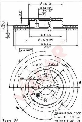 Brake Disc (628.1491)
