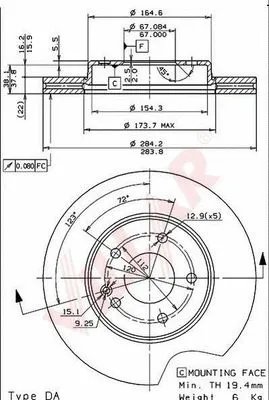 Brake Disc (628.0440)