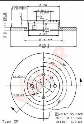 Brake Disc (628.1251)