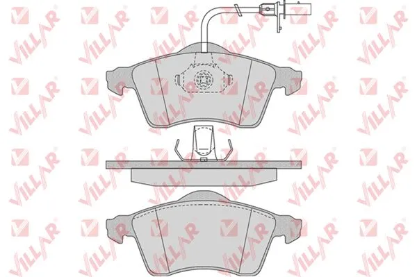 Brake Pad Set, disc brake (626.0787)