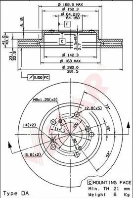 Brake Disc (628.1970)