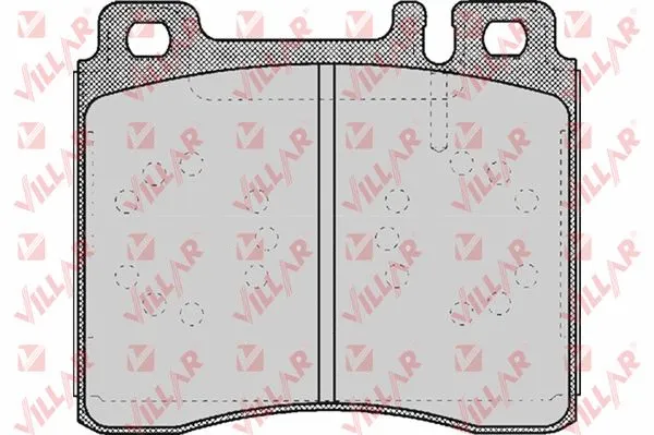 Brake Pad Set, disc brake (626.0446)