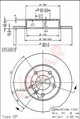 Brake Disc (628.0489)