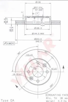 Brake Disc (628.1370)