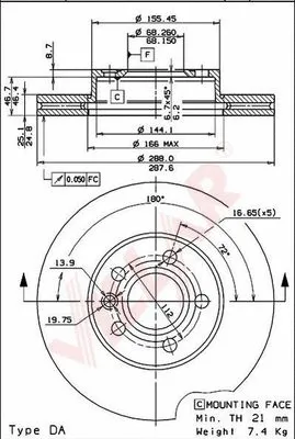 Brake Disc (628.0303)