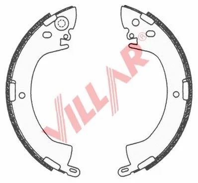 Brake Shoe Set (629.0674)