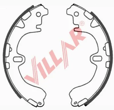 Brake Shoe Set (629.0661)