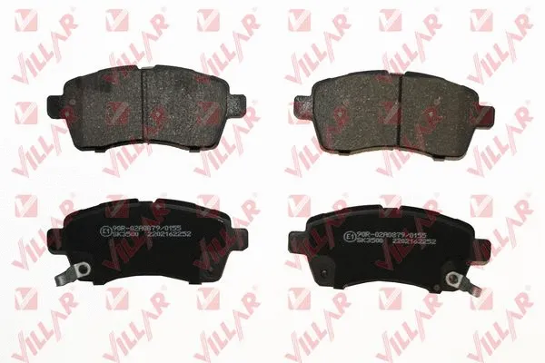 Brake Pad Set, disc brake (626.2252)
