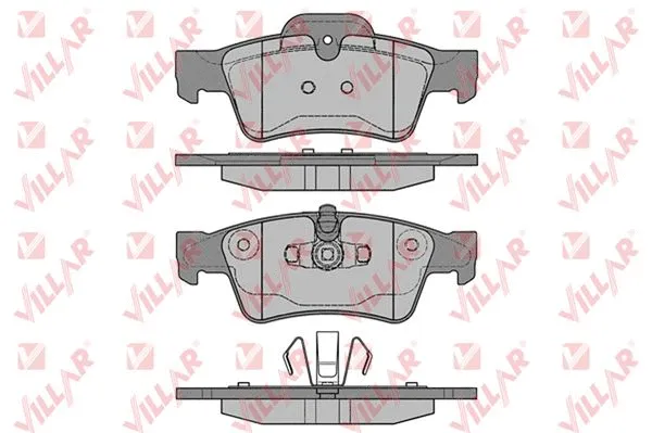 Brake Pad Set, disc brake (626.1254)
