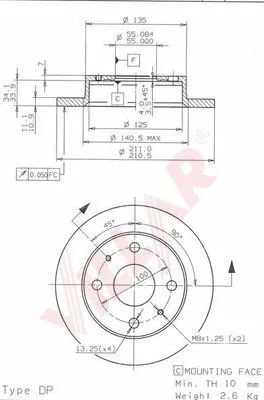 Brake Disc (628.1897)