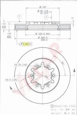 Brake Disc (628.1019)