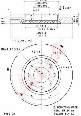 Brake Disc (628.2025)
