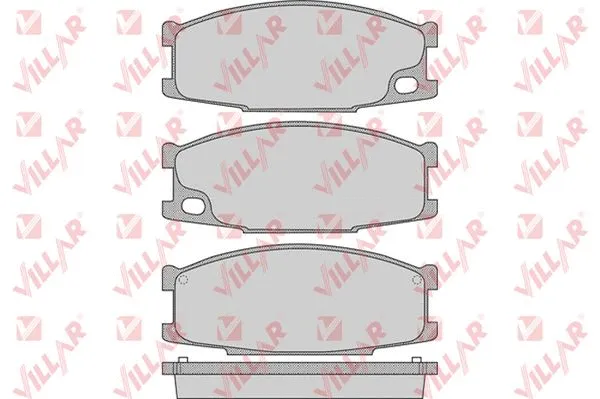 Brake Pad Set, disc brake (626.0892)