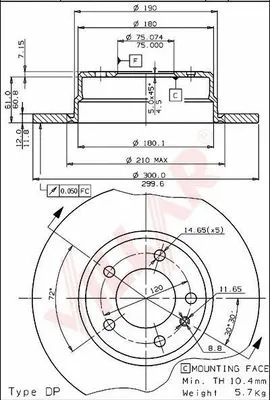 Brake Disc (628.1459)