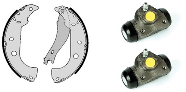 Brake Shoe Set (608.8376)