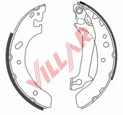 Brake Shoe Set (629.0657)