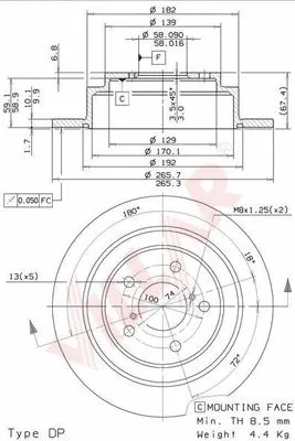 Brake Disc (628.1110)