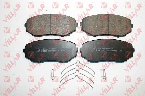 Brake Pad Set, disc brake (626.2207)