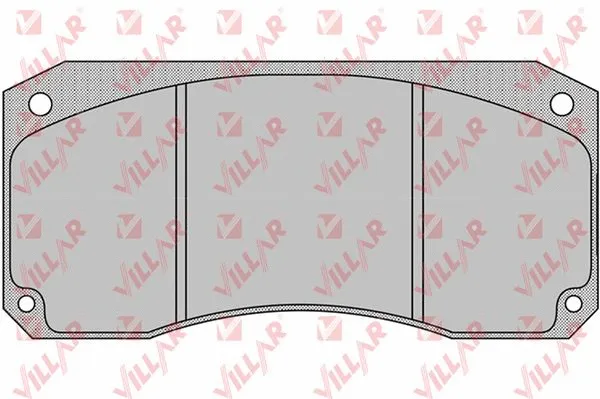 Brake Pad Set, disc brake (626.1153)