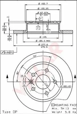 Brake Disc (628.1785)