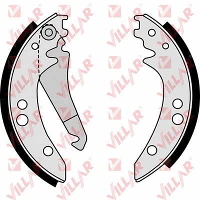 Brake Shoe Set (629.0299)