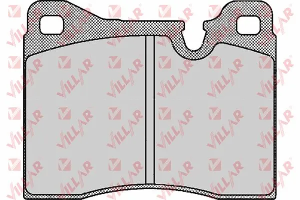 Brake Pad Set, disc brake (626.0208)