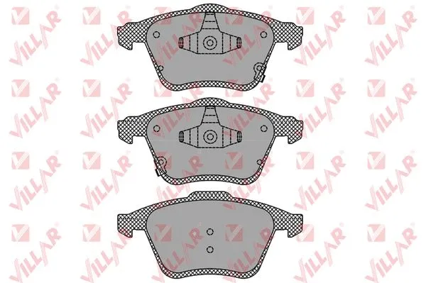 Brake Pad Set, disc brake (626.1350)