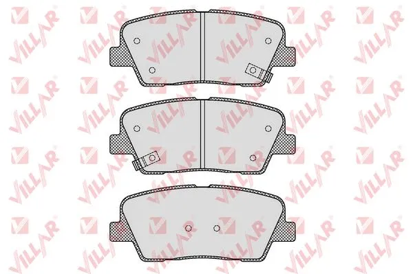 Brake Pad Set, disc brake (626.1625)