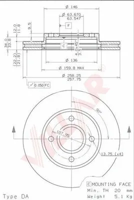 Brake Disc (628.0323)