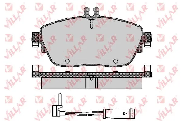Brake Pad Set, disc brake (626.1781A)