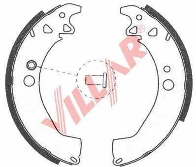 Brake Shoe Set (629.0756)