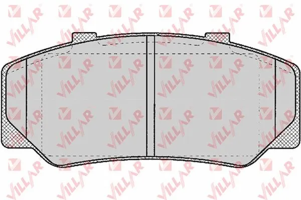 Brake Pad Set, disc brake (626.0156)