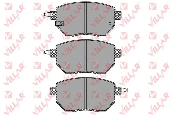 Brake Pad Set, disc brake (626.1342)