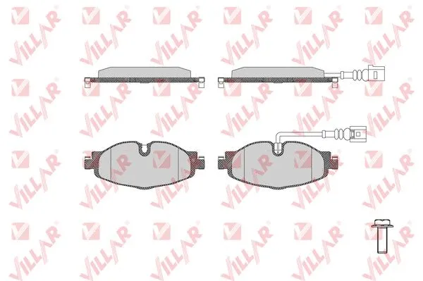 Brake Pad Set, disc brake (626.1834)