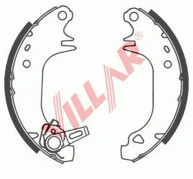 Brake Shoe Set (629.0562)