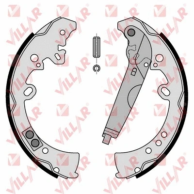 Brake Shoe Set (629.0406)