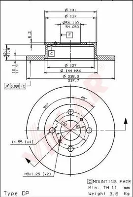 Brake Disc (628.1677)