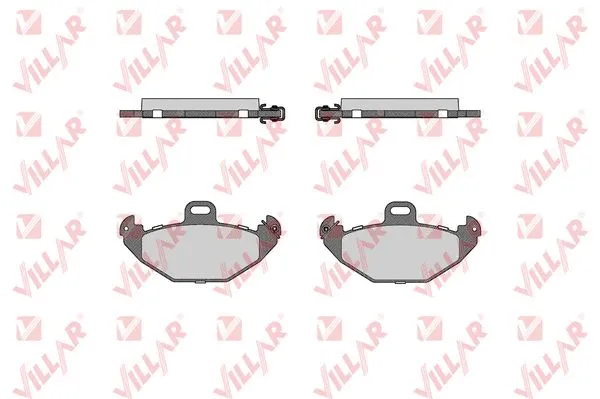 Brake Pad Set, disc brake (626.0883)