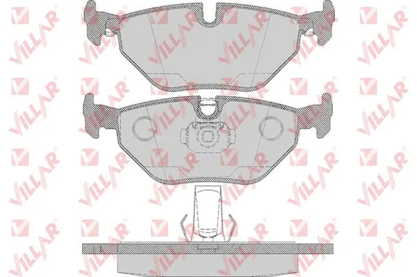 Brake Pad Set, disc brake (626.0650)