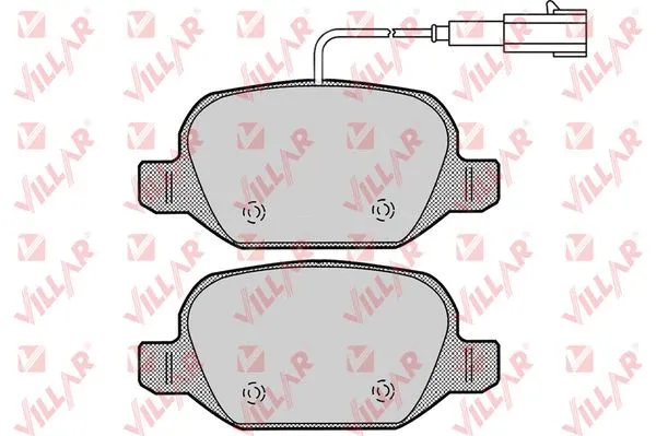 Brake Pad Set, disc brake (626.1661)