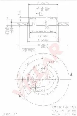 Brake Disc (628.0152)