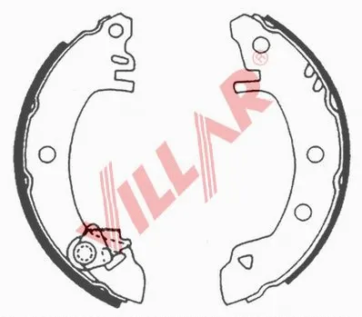 Brake Shoe Set (629.0531)
