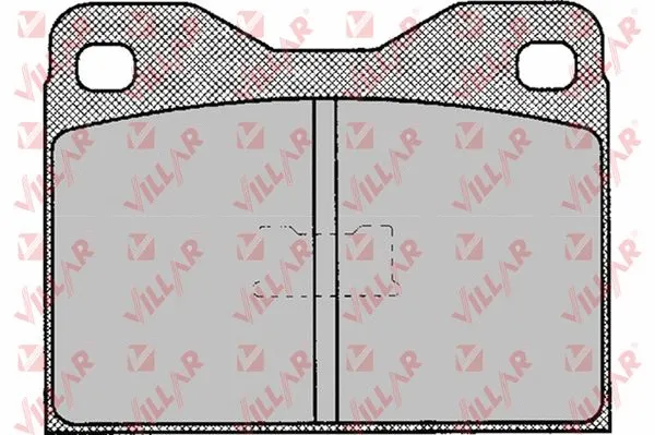 Brake Pad Set, disc brake (626.0120)