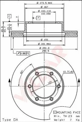 Brake Disc (628.1634)
