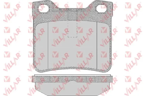 Brake Pad Set, disc brake (626.0622)