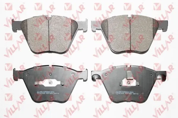 Brake Pad Set, disc brake (626.1908)