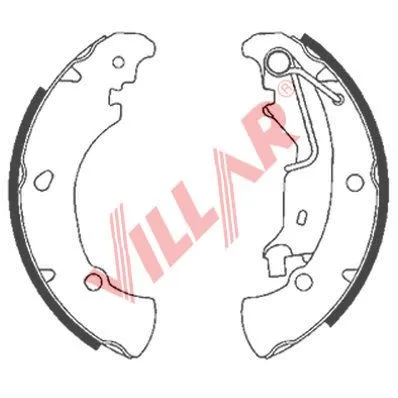 Brake Shoe Set (629.0838)