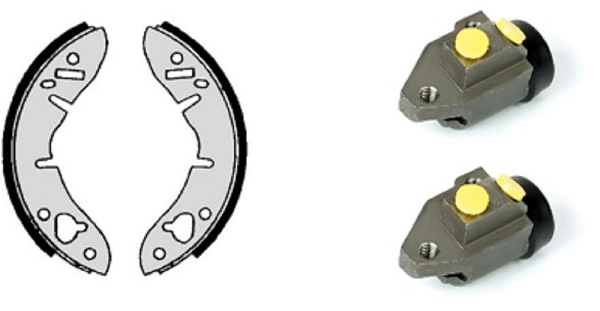 Brake Shoe Set (608.8298)